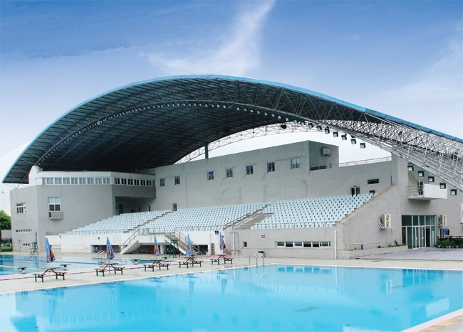 清远游泳馆网架